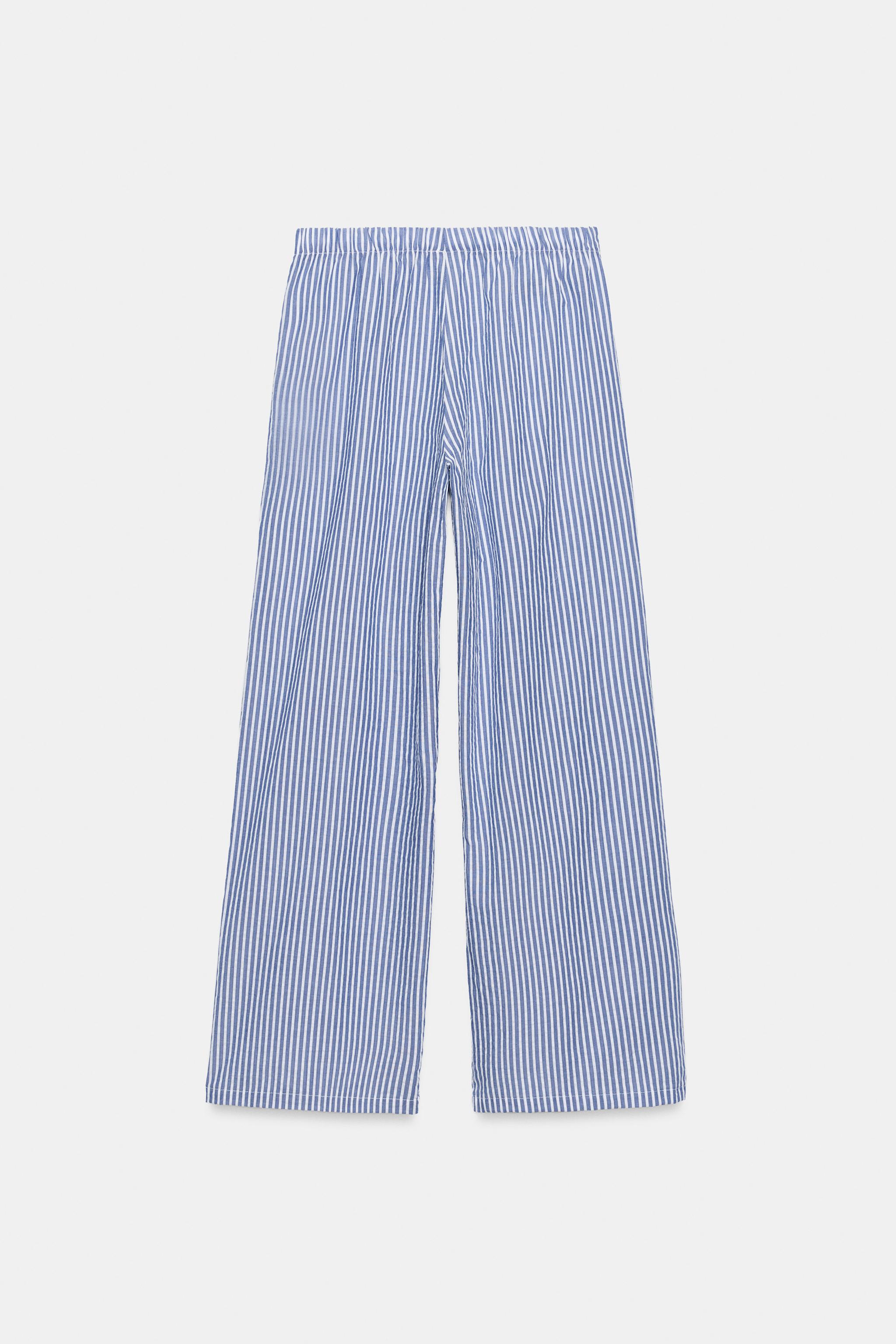 STRIPED PAJAMA PANTS